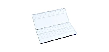 HOLBEIN EMPTY ALUMINIUM FOLDING PALETTE FOR WATERCOLOUR 39 WELL REF. 1130-20