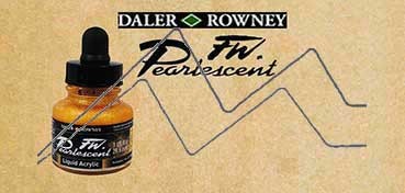 DALER ROWNEY FW ARTISTS INK PEARL BELL BRONZE NO. 110