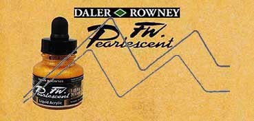 DALER ROWNEY FW ARTISTS INK PEARL AUTUMN GOLD NO. 126