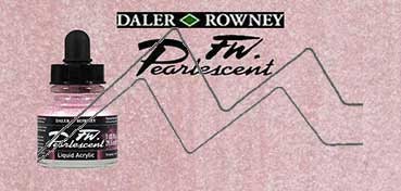 DALER ROWNEY FW ARTISTS INK PEARL PLATINUM PINK NO. 118