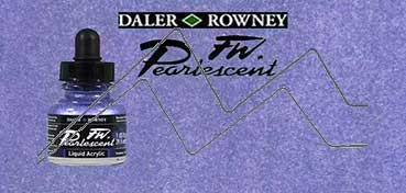 DALER ROWNEY FW ARTISTS INK PEARL MOON VIOLET NO. 116