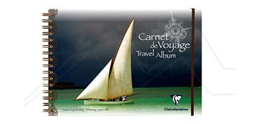CLAIREFONTAINE CARNET DE VOYAGE TRAVEL ALBUM 103C 30 SHEETS 180 G
