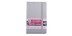 ART CREATION SKETCH BOOK SHINY SILVER 140 G 80 SHEETS