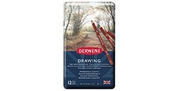 DERWENT DRAWING SCATOLA METALLO 12 MATITE