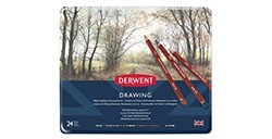DERWENT DRAWING SCATOLA METALLO 24 MATITE