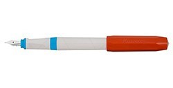 KAWECO PLUMA ESTILOGRÁFICA PERKEO ROJO Y CELESTE M