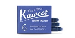 KAWECO INK CARTRIDGES ROYAL BLUE