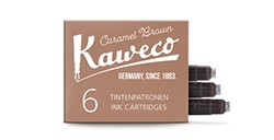 KAWECO INK CARTRIDGES CARAMEL BROWN