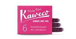 KAWECO INK CARTRIDGES RUBY RED