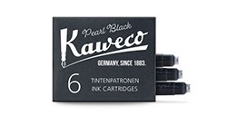 KAWECO INK CARTRIDGES PEARL BLACK