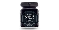 KAWECO INK BOTTLE FOR FOUNTAIN PEN PEARL BLACK