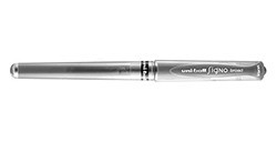 UNI BALL SIGNO BROAD PENNA ROLLER GEL UM-153 ARGENTO