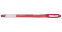 UNI BALL SIGNO NOBLE METAL PENNA ROLLER GEL UM-120NM ROSSO
