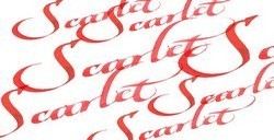 WINSOR & NEWTON INCHIOSTRI PER CALLIGRAFIA SCARLET N. 601