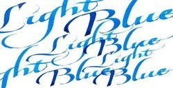 WINSOR & NEWTON INCHIOSTRI PER CALLIGRAFIA LIGHT BLUE N. 350