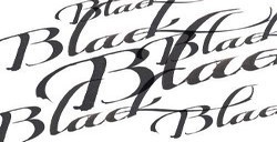 WINSOR & NEWTON INCHIOSTRI PER CALLIGRAFIA BLACK N. 030