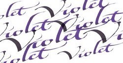WINSOR & NEWTON INCHIOSTRI PER CALLIGRAFIA VIOLET N. 688
