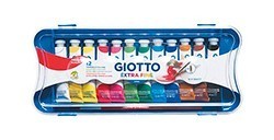GIOTTO EXTRA FINE TEMPERA 12 TUBES SET