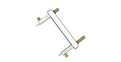 NT CUTTER C-700GP TAGLIERINA A COMPASSO COMPATTA DI METALLO CON 6 LAME DI RICAMBIO E 2 PUNTE