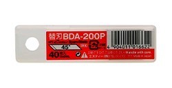 NT CUTTER BDA-200P LAME DI RICAMBIO DI PRECISIONE DA 4 MM - 45 GRADI - DISPENSER 40 LAME