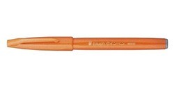 PENTEL TOUCH SIGN PEN PENNARELLO PUNTA PENNELLO - ARANCIONE