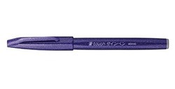 PENTEL TOUCH SIGN PEN PENNARELLO PUNTA PENNELLO - VIOLETTO