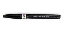 PENTEL BRUSH SIGN PEN ARTIST PENNARELLO PUNTA PENNELLO - GRIGIO