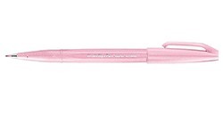 PENTEL BRUSH SIGN PEN TOUCH PASTEL PENNARELLO PUNTA A PENNELLO ROSA PALLIDO P3