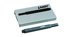 CONFEZIONE DA 5 CARTUCCE PER PENNA STILOGRAFICA LAMY - COLORE NERO