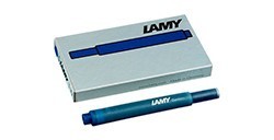 CONFEZIONE DA 5 CARTUCCE PER PENNA STILOGRAFICA LAMY - COLORE BLU-NERO