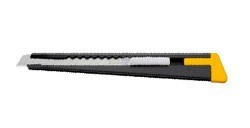 OLFA 180 BLACK CUTTER UNIVERSALE NERO CON LAMA DA 9 MM