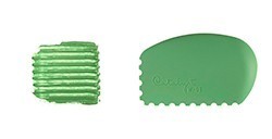 PRINCETON CATALYST WEDGE COUTEAU À PALETTE GRAND EN SILICONE Nº 3 VERT (50X102MM)