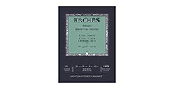 ARCHES BLOCCO DA DISEGNO 16 FOGLI - CARTA EXTRA BIANCA 180 G