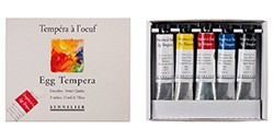 SENNELIER TEMPERA ALL'UOVO SET INTRODUTTIVO 5 COLORI 21 ML