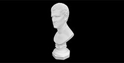 PLASTER BUST AGRIPPA