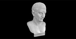 PLASTER BUST CICERO