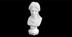 PLASTER BUST JULIA CLAUDIA
