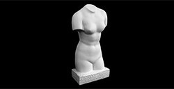 TORSE EN PLÂTRE VÉNUS DE CNIDE