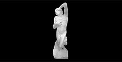 FIGURE EN PLÂTRE ESCLAVE