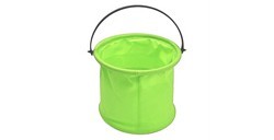 RAW ART MATERIALS CUBO VERDE LIMPIAPINCELES PLEGABLE CON SEPARADOR INTERIOR