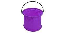 RAW ART MATERIALS CUBO MORADO LIMPIAPINCELES PLEGABLE CON SEPARADOR INTERIOR