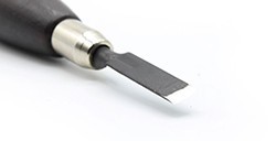 REIG GOUGE POUR SCULPTURE AVEC MANCHE EN BOIS - CISEAU 7 MM DE LARGE