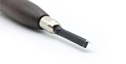 REIG WOODCARVING GOUGE WITH WOODEN HANDLE - V SHAPED - 4 MM SPAN
