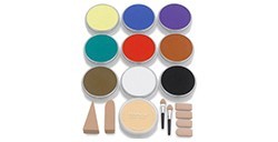 PANPASTEL SET 10 COLORI - PITTURA + ACCESSORI