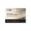 SAUNDERS WATERFORD BLOCCO CARTA PER ACQUERELLO COLLATO 4 LATI 20 FOGLI 300 G GRANA SATINATA