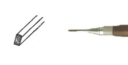 BURIN 2 MM LONGUEUR 205 MM