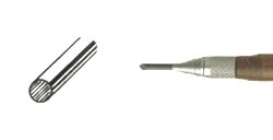 BURIN DIAMÈTRE 3 MM LONGUEUR 205 MM