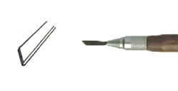 BURIN 3.5 MM LARGEUR 205 MM LONGUEUR