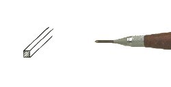 BULINO MANICO A FUNGO 1.5 X 1.5 MM 60º LUNGHEZZA: 115 MM