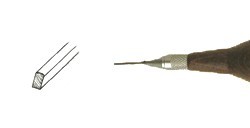 BULINO MANICO A FUNGO 2 MM LUNGHEZZA: 115 MM
